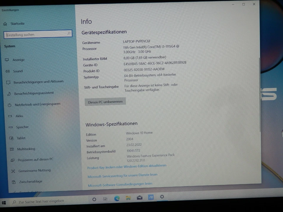 ASUS VivoBook 15 F515EA-EJ076T Intel i3-1115G4, 8GB Ram, 512GB SSD 15,6" FHD OVP - Bild 4 von 4