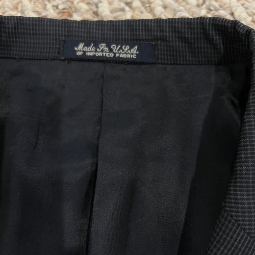 Traje vintage para hombre Hart Schaffner Marx hecho en EE. UU. - Imagen 3 de 24