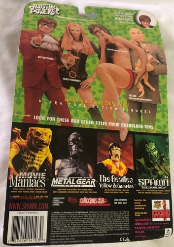 McFarlane Toys Austin Powers "Felicity Shagwell" Action Figure sealed - Picture 2 of 2