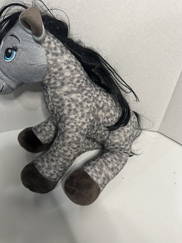 Build A Bear Horses And Hearts Appaloosa Horse Gray Black 18" BAB Retired Rare - Picture 7 of 14