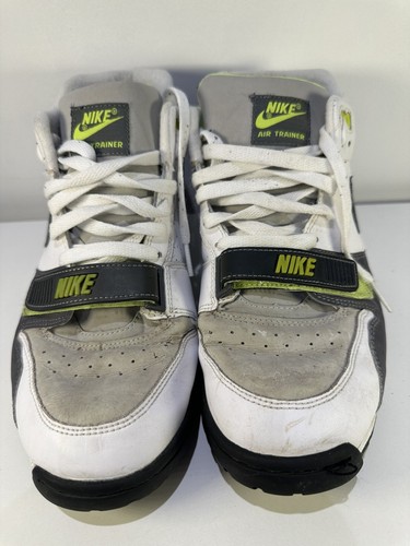 Nike Air Trainer 1 Blanco y Negro Volt Euro Exclusivo Reino Unido Talla 8.5 - Imagen 1 de 10