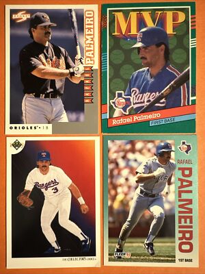 1990 Donruss/Leaf MVP Baseball Card - Rafael Palmeiro #394