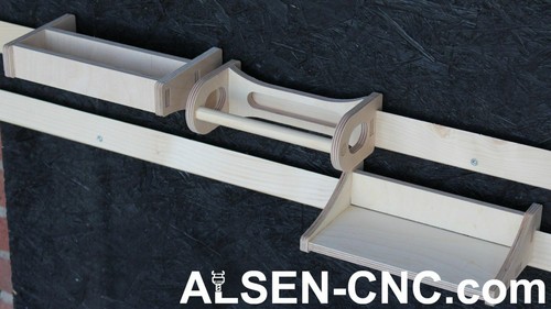 French Cleat kleines Starterkit - Halter - Leisten - Keilleisten - Bild 4 von 20