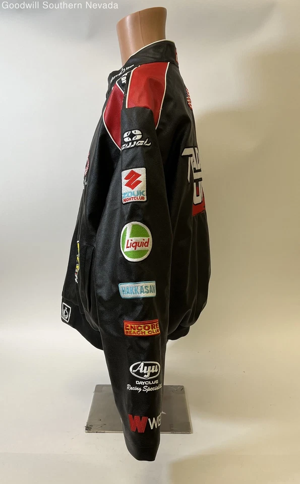 Culture Kings Men's Black/ Red Jacket - Size L - Image 2 of 4