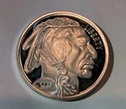 1 Troy oz Fine Silver Round 999 SMI Buffalo Coin SMI Sunshine BU