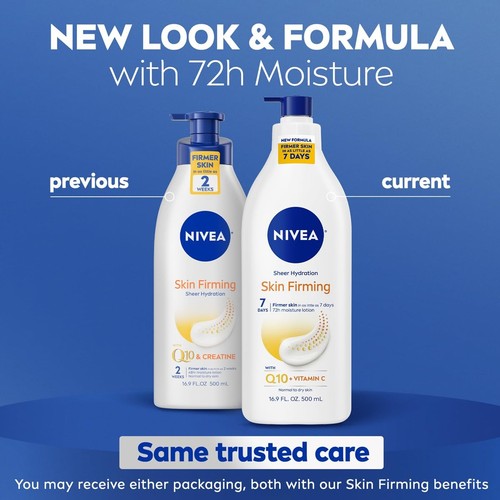 NIVEA Lozione Corpo 3 Pk 16,9 fl. oz. Idratante Rassodante Pelle Ammorbidente-Idratante - Foto 2 di 9