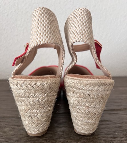 Damenschuhen Espadrilles Rot Gr 39 - Bild 3 von 4