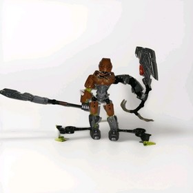 "LEGO Bionicle Figure Complete with Weapons - Rare Collectible
