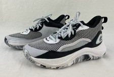 Under Armour Curry 3Z24 Basketball Shoes Big Kids 4Y Boys Sneakers White Black