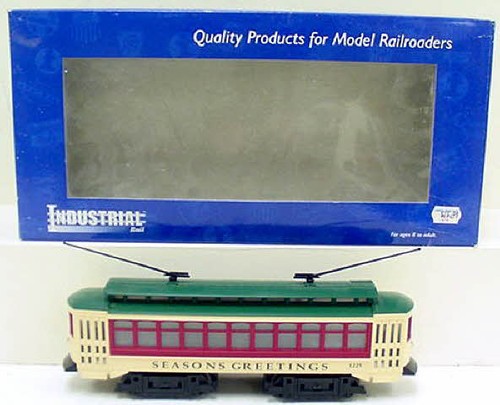 Industrial Rail 14001 O27 Seasons Greetings Operating Trolley EX/Box