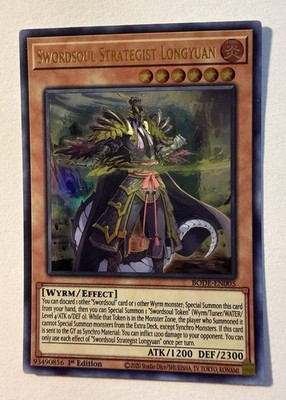 Yugioh Swordsoul Strategist Longyuan BODE-EN005 Ultra Rare 1st Ed NM