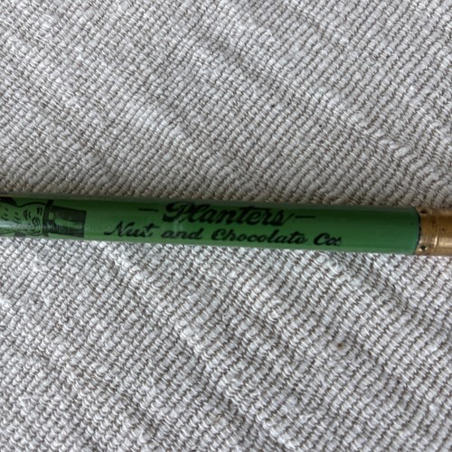 Large Vintage Mr Peanut Pencil Rare Early Planters Peanuts Unused - Picture 3 of 14