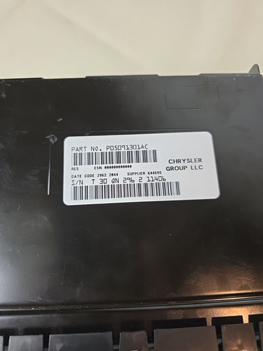 2008-2017 Dodge Caravan Chrysler AM/FM Radio Receiver CD Player P05091301AC OEM - Bild 9 von 11