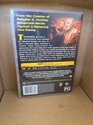Babylon 5: Legend of the Rangers (DVD REGION 4) 2002 RARE OOP AUSTRALIAN RELEASE - Picture 2 of 2