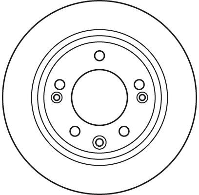 2 St. Bremsscheibe TRW DF6123 für KIA Cee'D Schrägheck - Bild 2 von 2