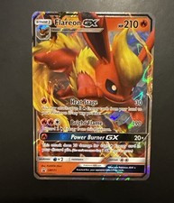Pokémon TCG Flareon GX Black Star Promo SM171 Holo Card NM Condition