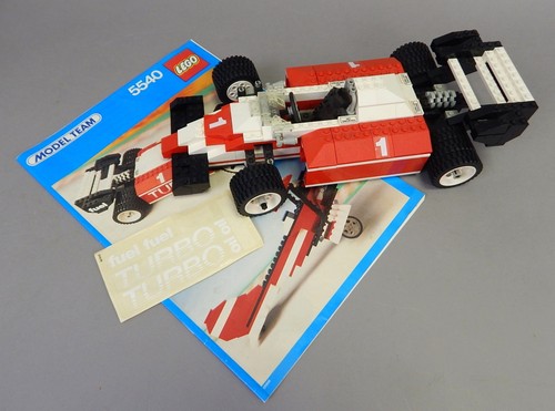 Vintage 1986 LEGO 5540 Set Model Team formula Indy car complete