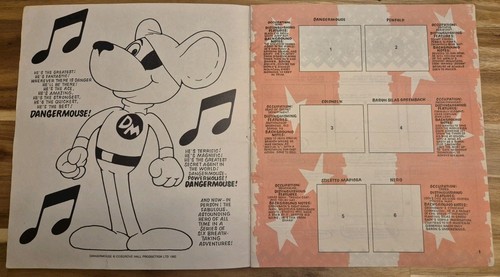 Danger Mouse Panini Sticker Album 1982 Some Stickers 23/240 - Picture 3 of 16