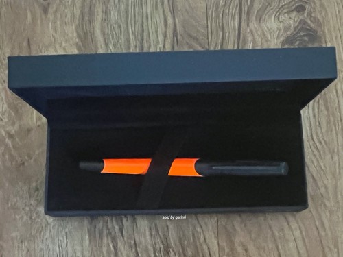 S.T. Dupont Defi Fluo Orange Rollerball Pen, Fluorescent Orange, 402034, NIB - Picture 5 of 7