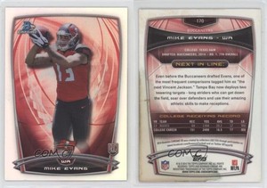 2014 Bowman Chrome Refractor Mike Evans #170 Rookie RC