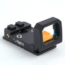 Flip Up 3 MOA Red Dot Compact Flip Reflex Sight For Glock and RMR w/ Picatinny