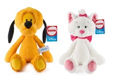 New GUND Disney Officially Licensed 15" Toothpick Plush Bundle, Pluto and Marie