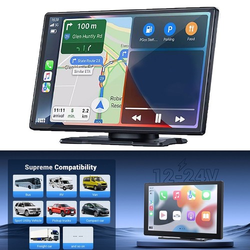 Wireless 9 Inch For Carplay & For Android Auto Navigation System for Drivers - Picture 11 of 11