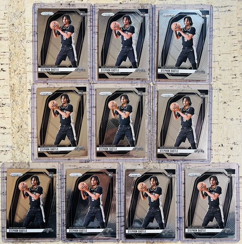 2024-25 Panini Prizm Stephon Castle RC Rookie Lot 10