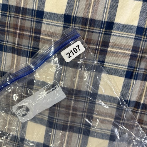 L.L. Bean Men’s Scotch Plaid Flannel Shirt Slightly Fitted Size Medium Regular - Picture 7 of 7