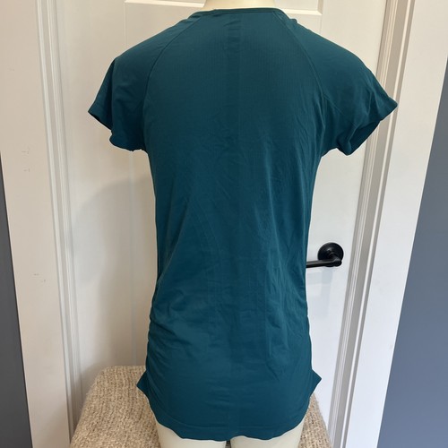 Athleta Damen Speedlight Seamless Tee Kurzarmshirt Größe Medium türkis - Bild 4 von 6