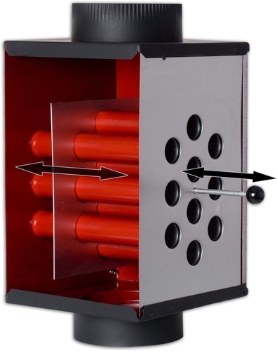 MH-8R Magic Heat Bottom Crimp Wärmerückgewinnung zur Verwendung mit Holzgeräten - Bild 5 von 8