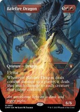MTG English Balefire Dragon (Borderless) NM Normal Commander Masters