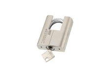 Zarker J55S keyed Padlock, Heavy Duty Stainless Steel Shackle Lock, Waterproo...