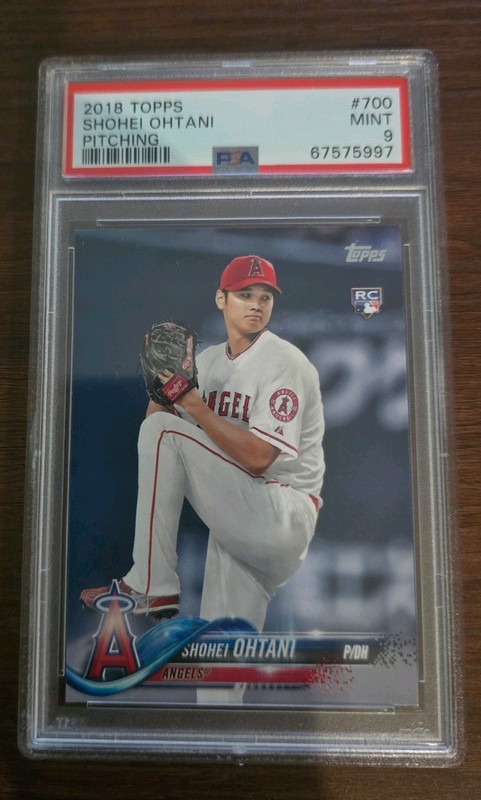 2018 Topps Shohei Ohtani #700 Pitching (RC) - PSA 9 Mint
