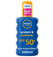 NIVEA 200ml SPF50+ and Moisturising Spray 49.95 per litre