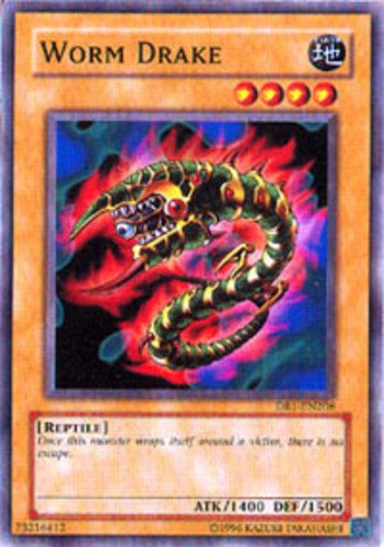 Worm Drake - DB1-EN208 - Common - Unlimited Edition Lightly Played Dark Beginnin - Foto 1 di 1