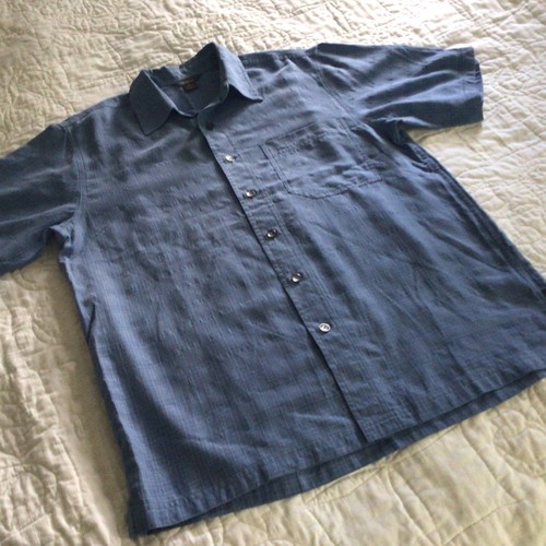 Royal Robbin’s Mens Shirt Size Medium Button Up Short Sleeve Blue - Picture 4 of 5
