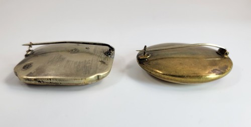 Japanese Satsuma-style enamel brooches, Kyoto/Yokohama, c. 1900 (pair) - Picture 4 of 12