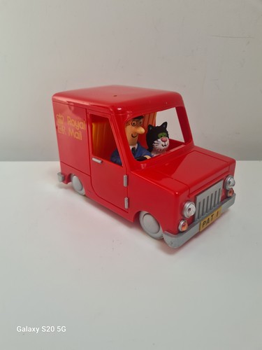 Postbote Pat 1997 Woodland Animations seltener Pat mit Lieferwagen - Bild 3 von 10