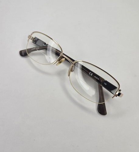 Michael Kors MK 340 780 Eyeglasses Frames Brown Gold Half Rim Womens 50-18 135 - Picture 2 of 24