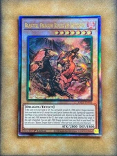 Yugioh Blaster, Dragon Ruler of Infernos RA03-EN010 Prismatic Ultimate 1st Ed NM