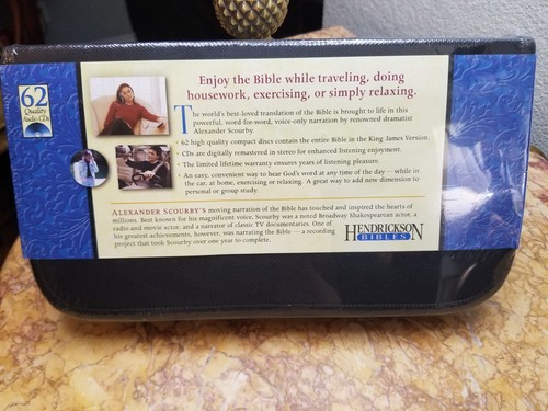 KJV King James Version Bible Audio CD Alexander Scourby w/case BRAND NEW L@@K🌟 - Picture 2 of 4