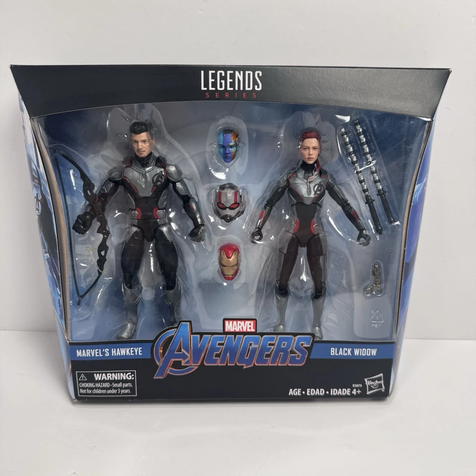 Marvel Legends Hawkeye & Black Widow Paquete de 2 Traje Cuántico Vengadores Foto 2 de 4