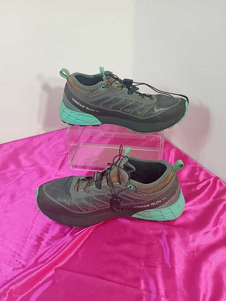 Zapatos Scarpa Para Mujer Talla 8 Para Hombre Talla 7 Ribelle Run GTX Tenis para Correr Verde Foto 3 de 4