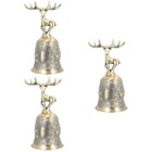 3 Count Rufglocke Glocken Deko Jingle Bell Dekoration Handglocke