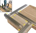 Wood Router Milling Groove Jig System Solid Reliable DIY Woodworking Tool