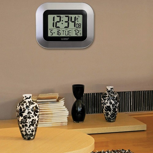 La Crosse Technology Digital Atomic Wall Clock WT-8005U-S La Crosse Technology - Picture 2 of 2