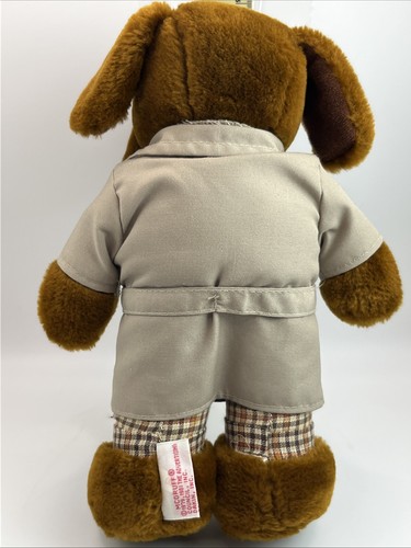 Juguete de peluche Dakin McGruff The Crime Dog 1981 de colección con etiqueta suelta 10" - Imagen 4 de 9