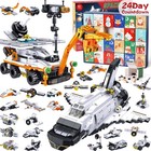 Advent Calendar 2025 for Boys, 24 Days Christmas STEM Spaceship Building Bloc...