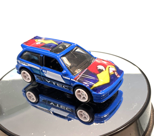 "Custom Made" Hot Wheels Honda Civic EF, VTEC Wild Woodpecker real riders - Picture 11 of 14